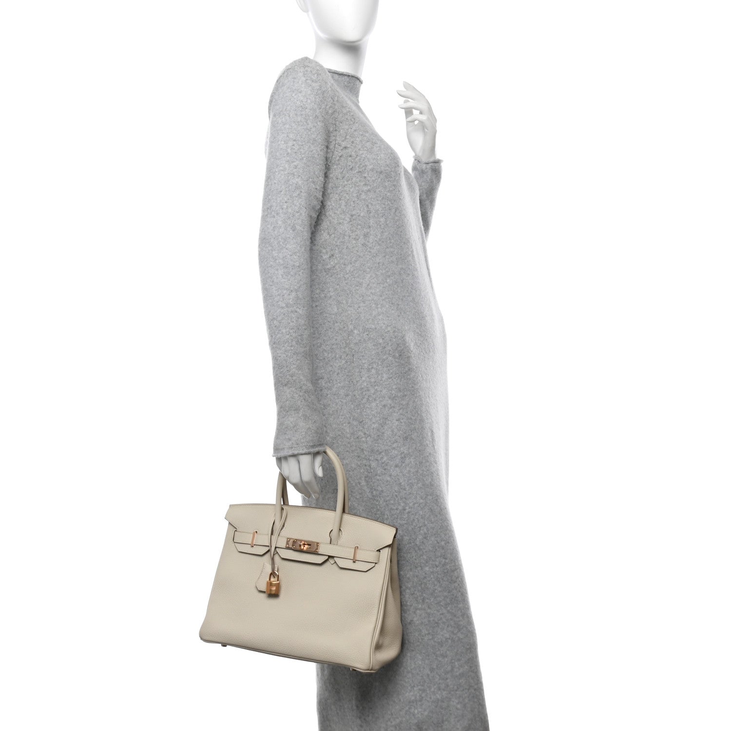 Hermes Togo Birkin 30 Craie 2 of 12