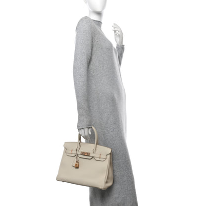 Hermes Togo Birkin 30 Craie 2 of 12