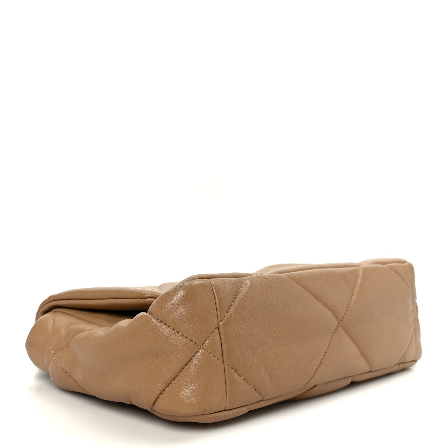 Chanel Lambskin Quilted Medium Chanel 19 Flap Dark Beige 4 of 10