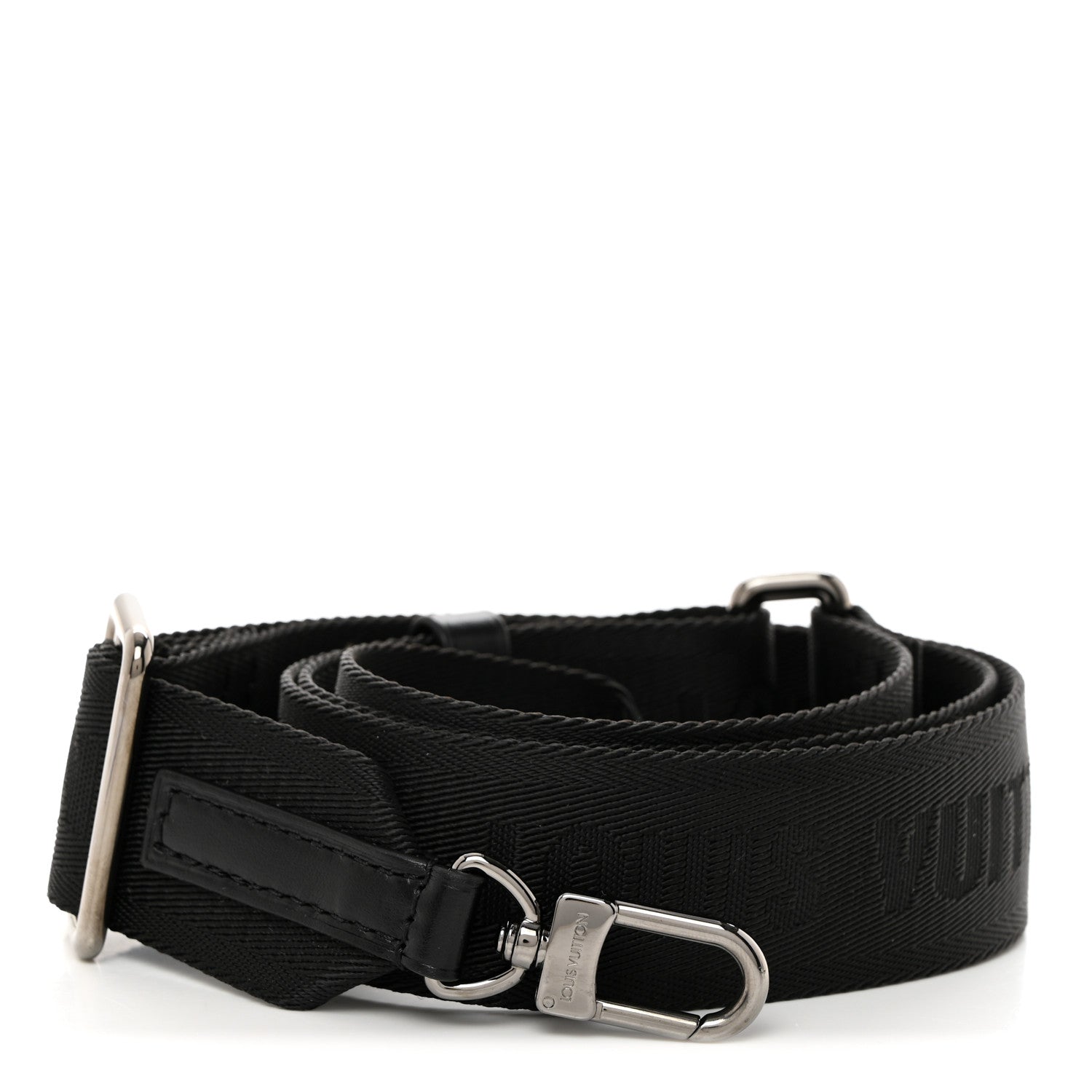 Louis Vuitton Jacquard Nano Porte Documents Voyage Strap Black 1 of 3