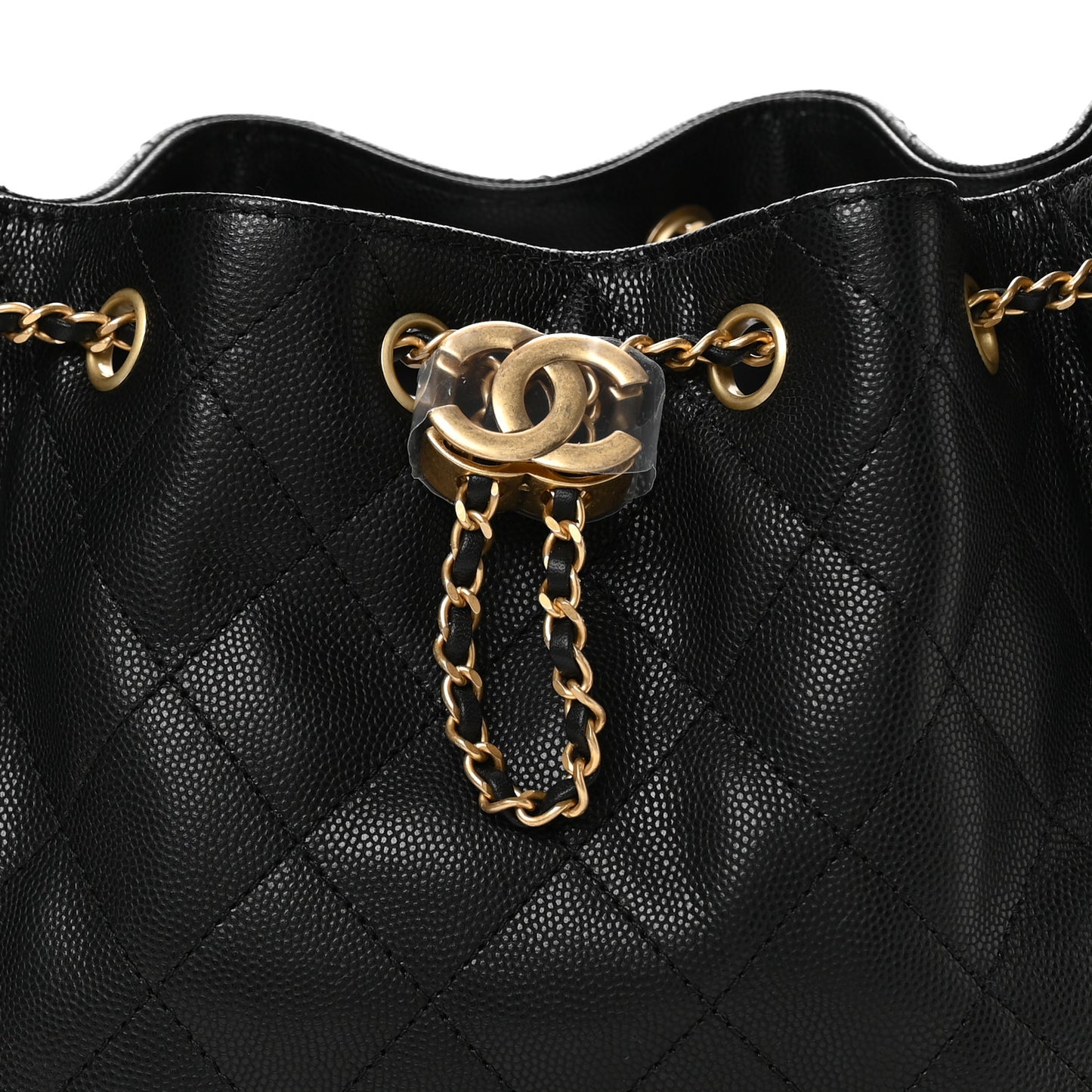 Caviar Quilted Small Chanel 25 Handbag Black
