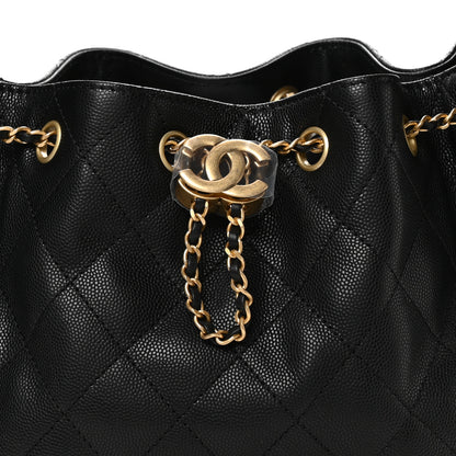 Chanel Caviar Quilted Small Chanel 25 Handbag Black 8 of 11