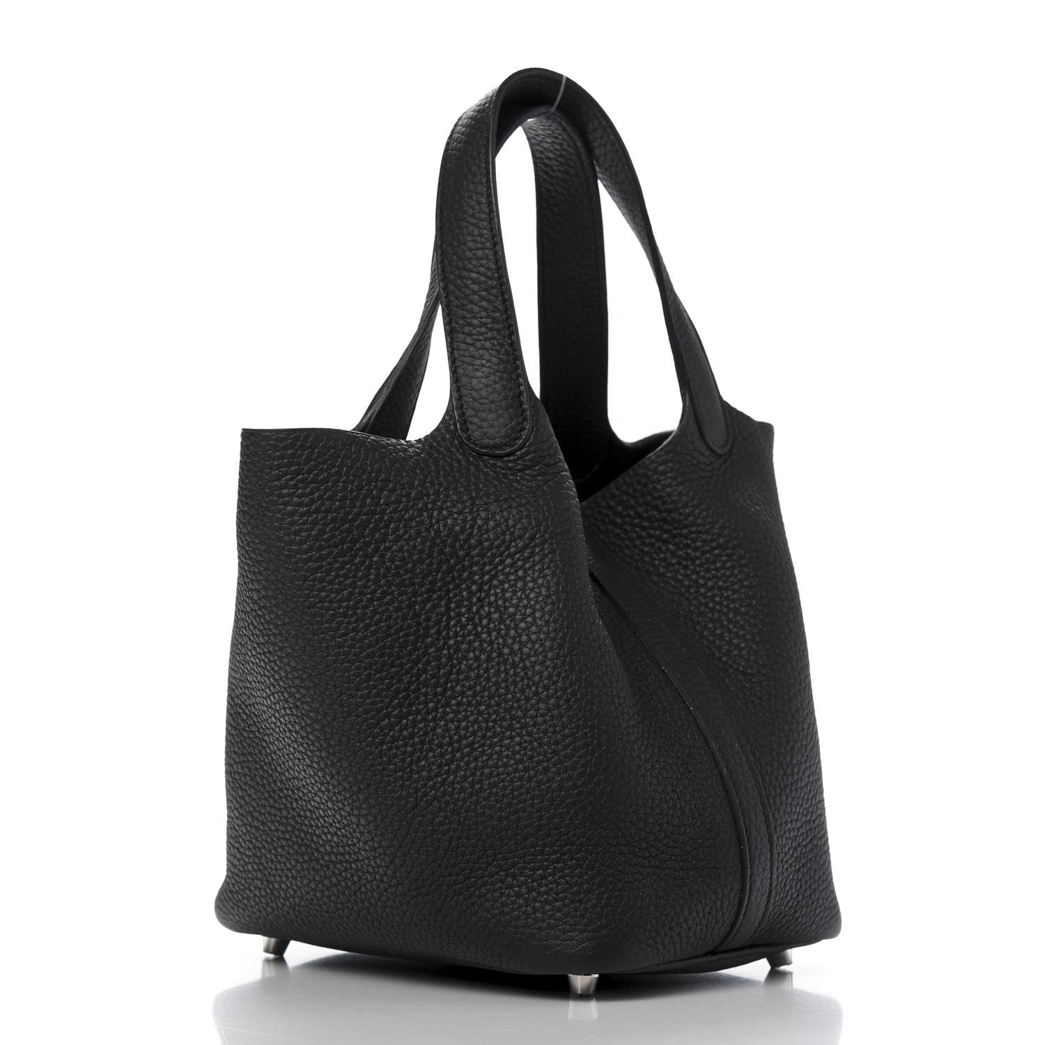 Hermes Taurillon Clemence Picotin Lock 18 PM Black 3 of 11