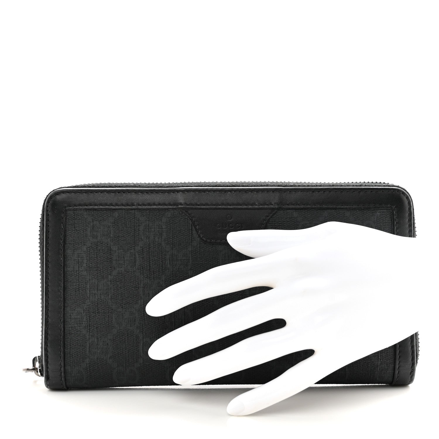 Gucci GG Supreme Monogram Zip Around Wallet 2 of 10