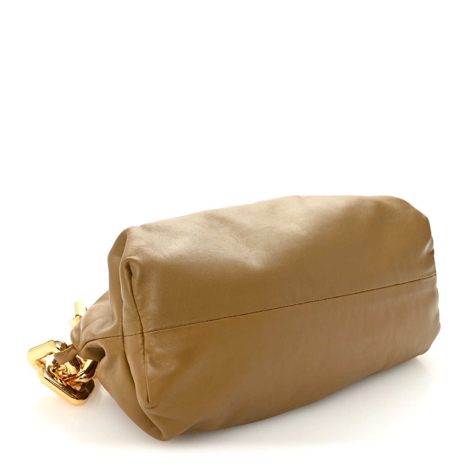 Bottega Veneta Calfskin The Pouch Chain Moutarde 4 of 10