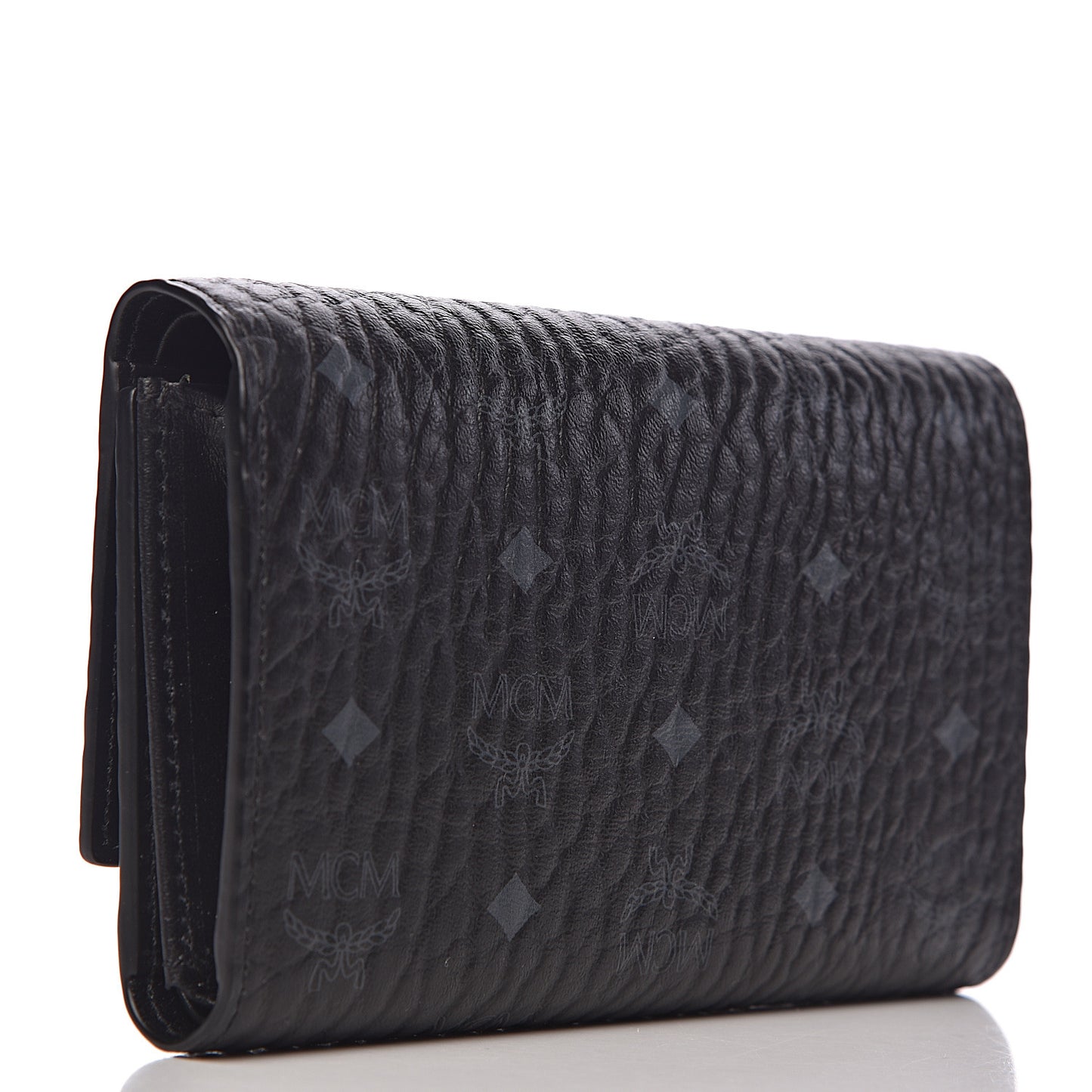 Visetos Three-Fold Flap Wallet Black