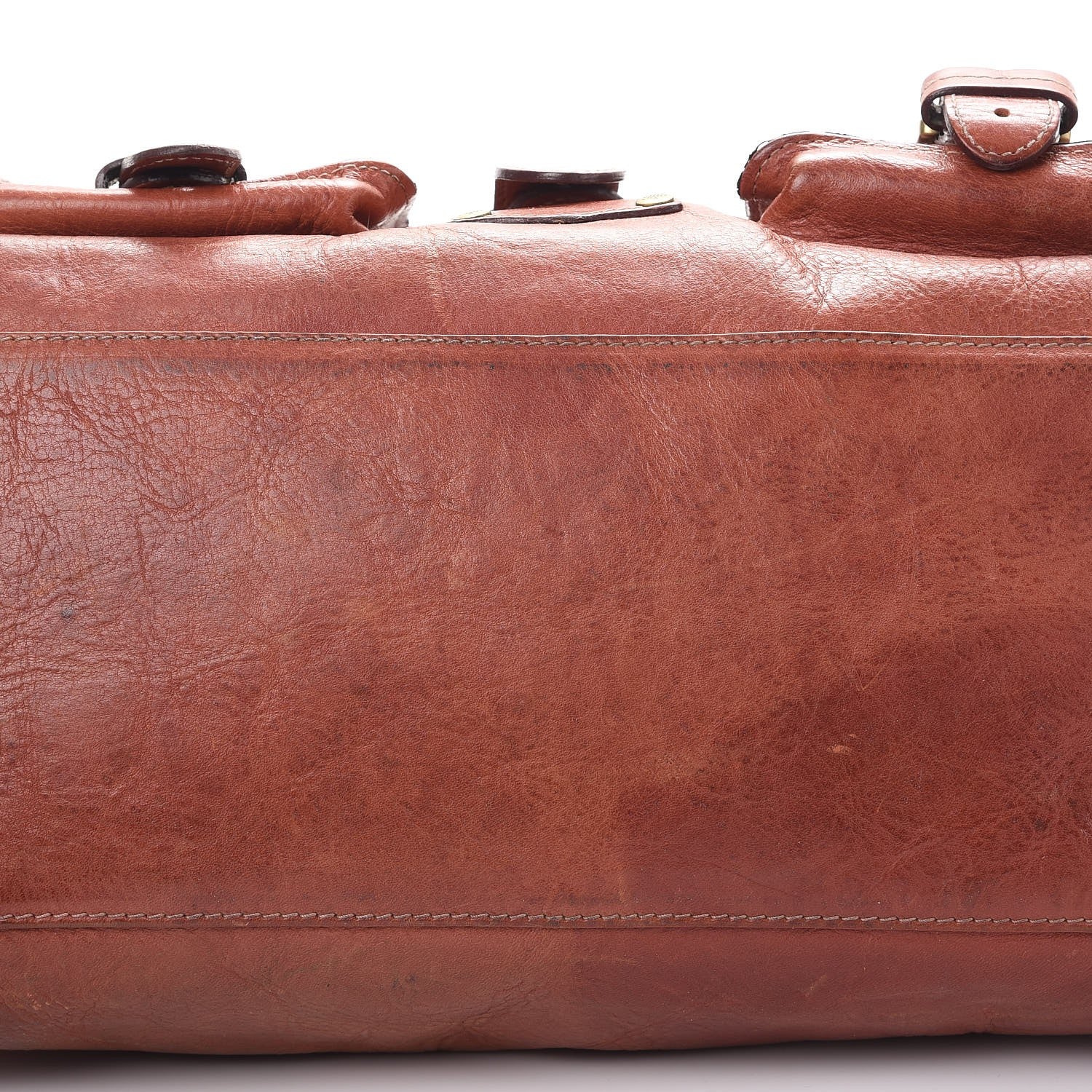 Mulberry Calfskin Roxanne Satchel Rust 37 of 40