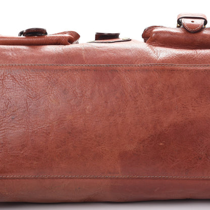 Mulberry Calfskin Roxanne Satchel Rust 37 of 40
