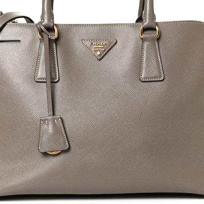 Prada Saffiano Medium Galleria Double Zip Tote Argilla 8 of 12