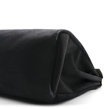 Hermes Military Toile Vache Hunter Herbag Messenger 39 Black 10 of 15
