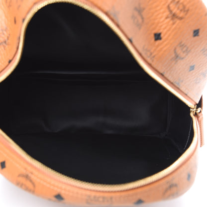 MCM Visetos Medium Side Studs Stark Backpack Cognac 10 of 10
