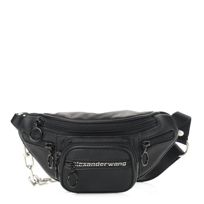 Alexander Wang Lambskin Attica Mini Belt Bag Black 1 of 9