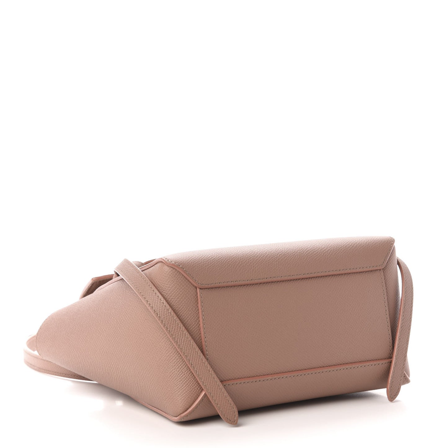 Grained Calfskin Nano Belt Bag Antique Rose