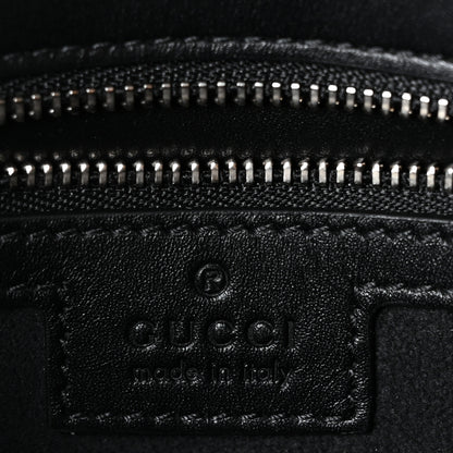 Gucci Senna Calfskin Petite GG Top Handle Shoulder Bag Black 5 of 9