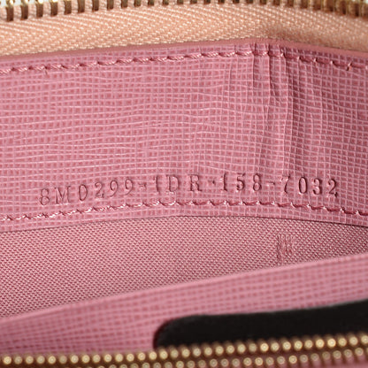 Fendi Vitello Elite QuTweet Studded Zip Around Wallet Pink 7 of 8