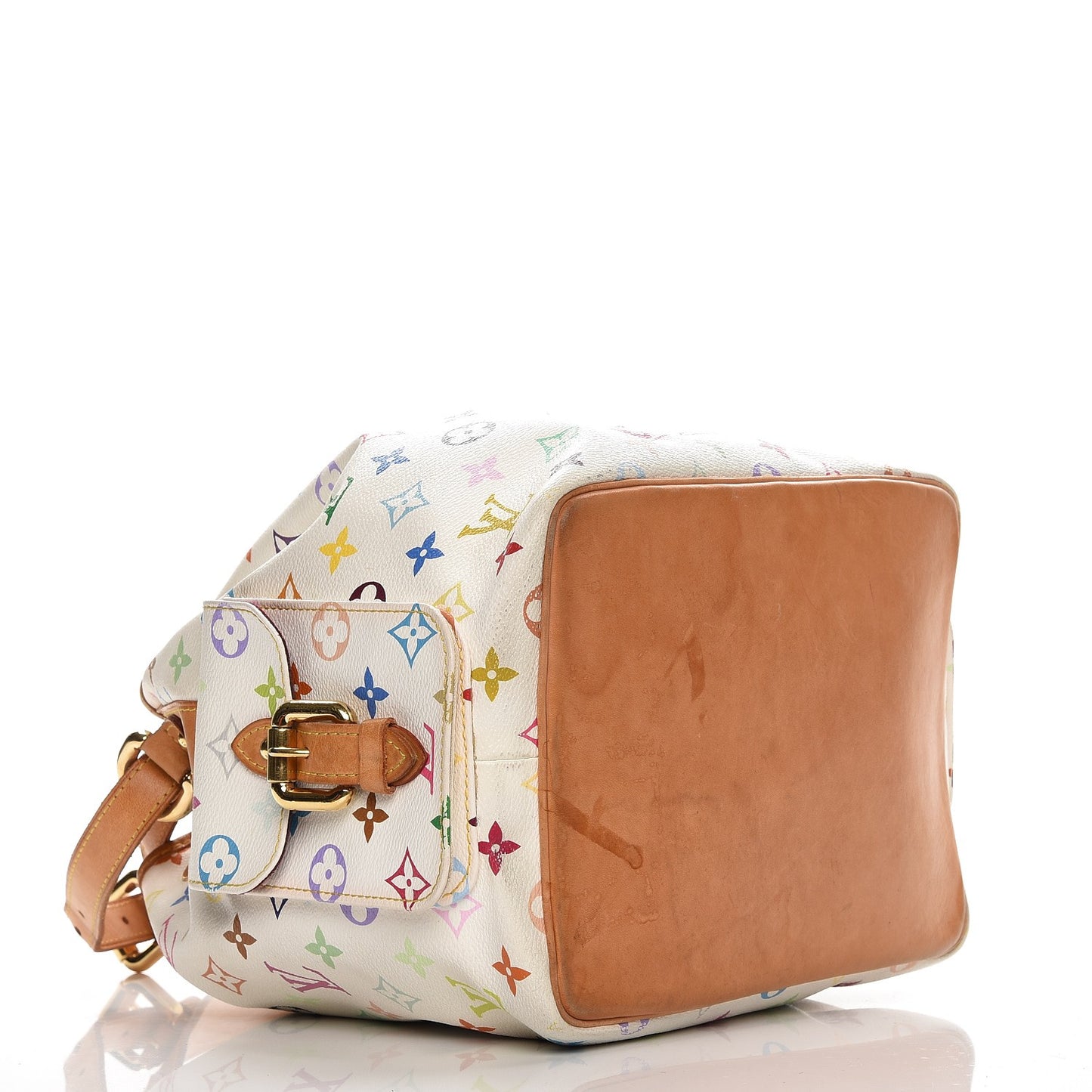 Monogram Multicolor Petit Noe White