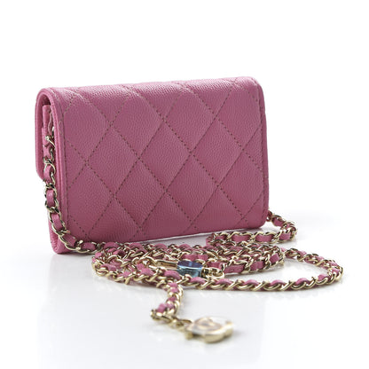 Chanel Caviar Quilted Belt Bag Pink 3 of 11
