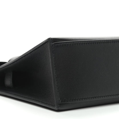 Hermes Swift Kelly Pochette Clutch Black 9 of 9