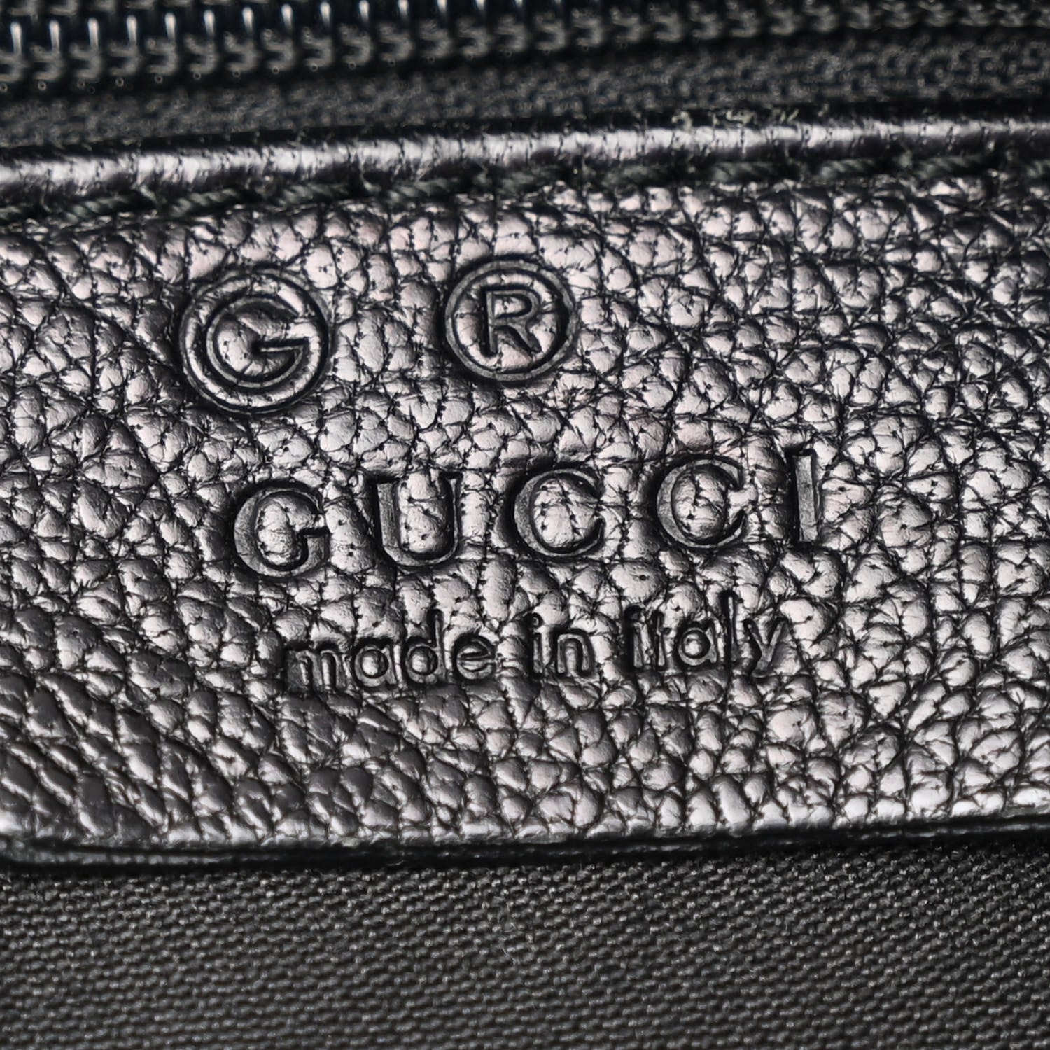 Gucci Guccissima Large Full Moon Tote Black 6 of 14