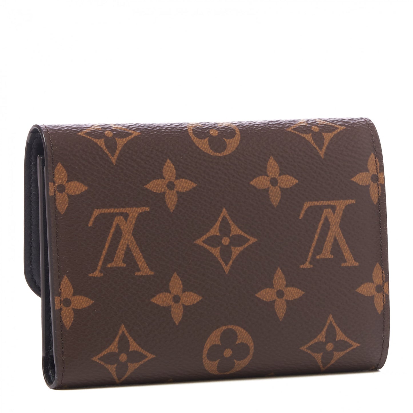 Monogram Flower Lock Compact Wallet