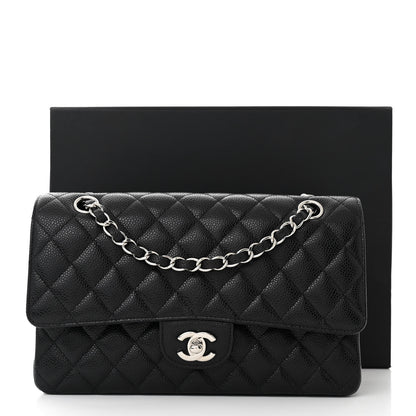 Chanel Caviar Quilted Medium Double Flap Black 12 of 12