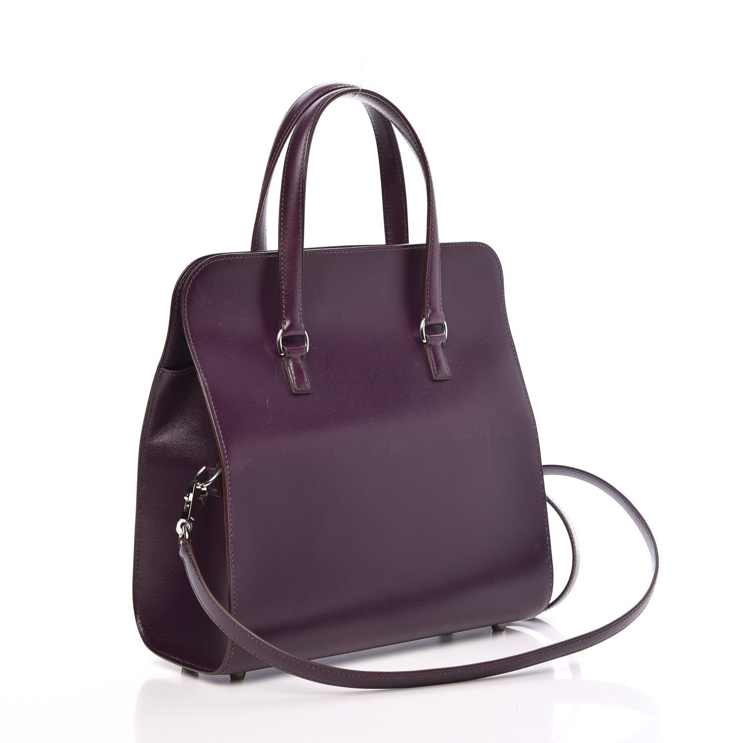 Box Handle Bag Raisin