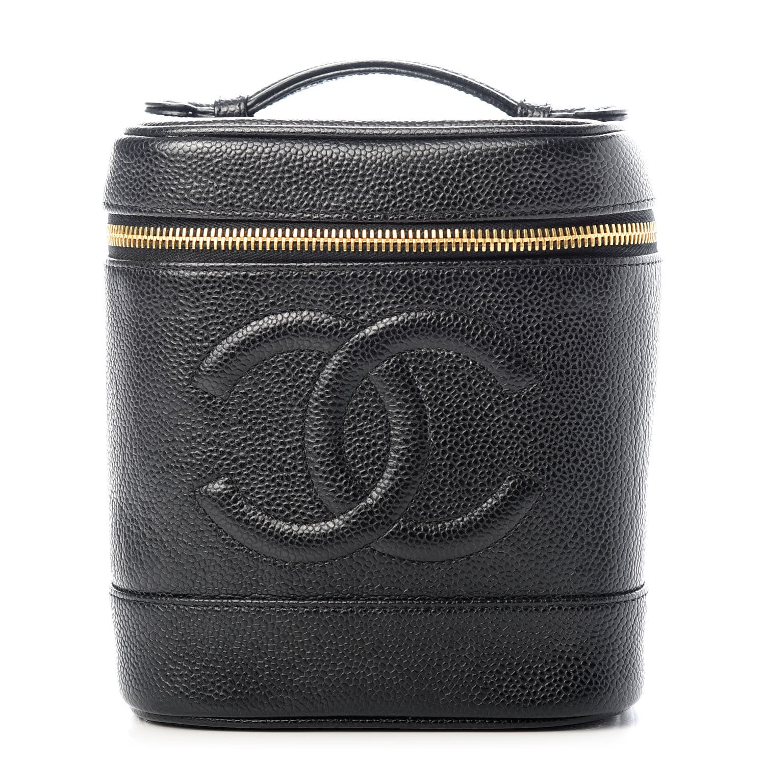 Chanel Caviar Cosmetic Vanity Bag Black 1 of 9