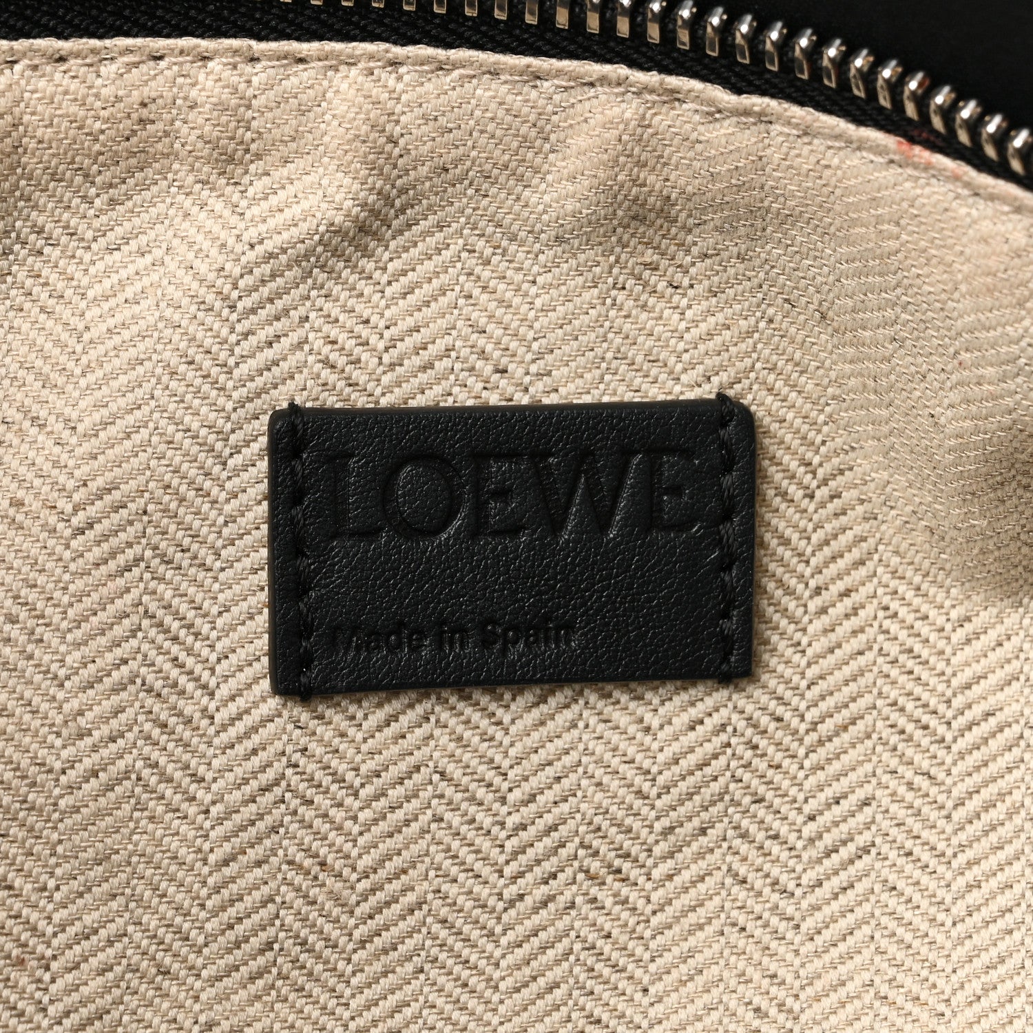 Loewe Calfskin Medium Puzzle Edge Bag Black 6 of 10