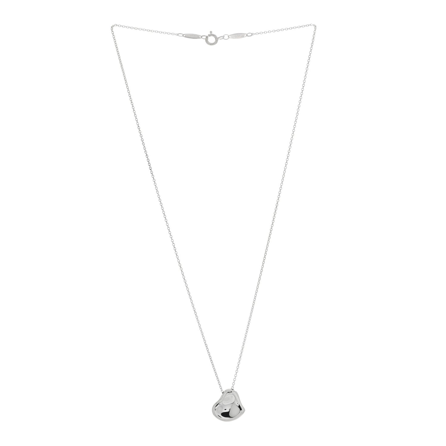 Sterling Silver Elsa Peretti Full Heart Pendant Necklace