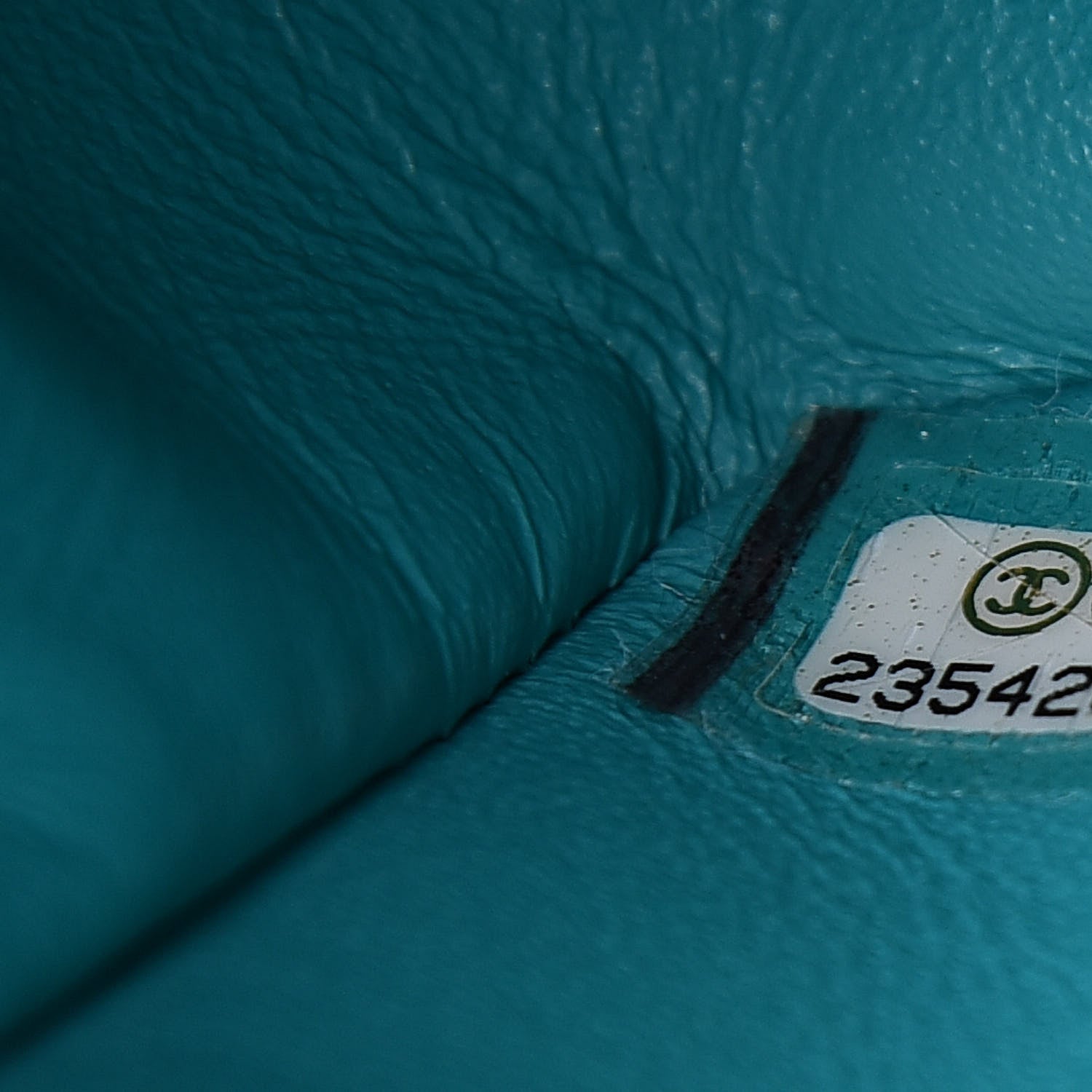 Chanel Caviar Quilted Mini Rectangular Flap Turquoise 7 of 10