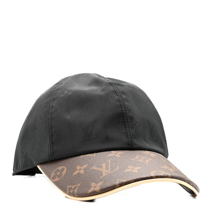 Louis Vuitton Polyester Silk Monogram LV Get Ready Cap M Black 1 of 9