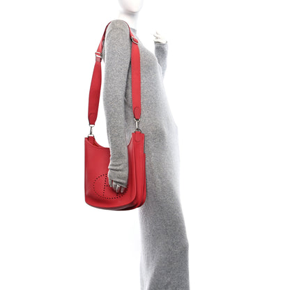 Hermes Taurillon Clemence Evelyne III PM Rose Jaipur 2 of 11