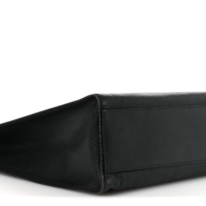 Prada Cinghiale Triangle Tote Black 9 of 13