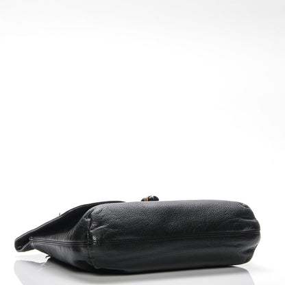 Lanvin Goatskin Medium Happy Shoulder Bag Black 4 of 9