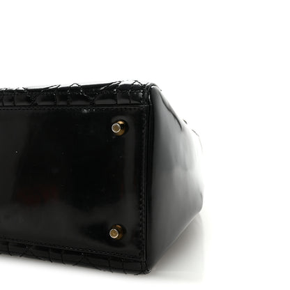 Christian Dior Patent Cannage Medium Lady Dior Black 10 of 10