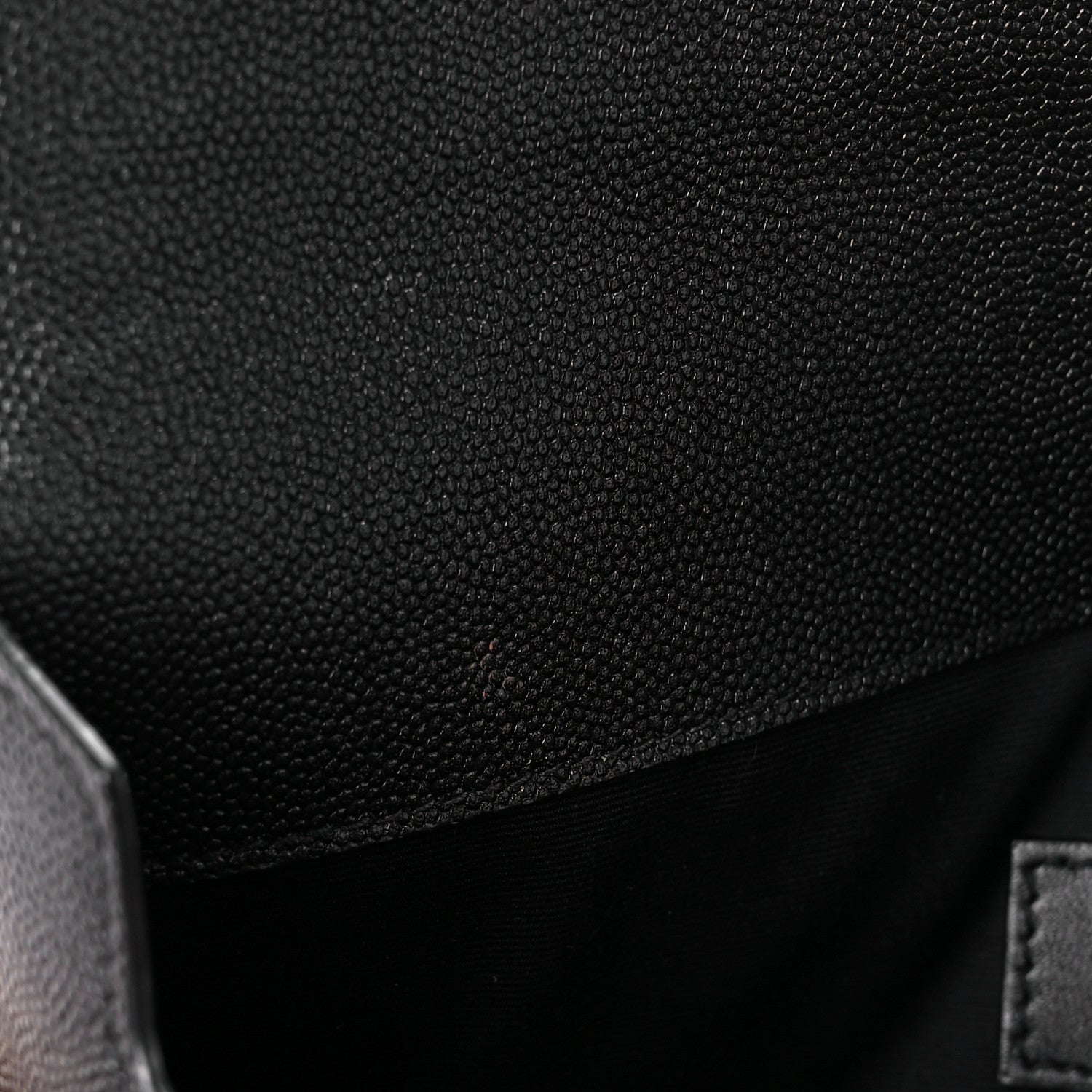 Saint Laurent Grain De Poudre Uptown Pouch Black 11 of 11