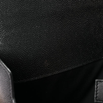 Saint Laurent Grain De Poudre Uptown Pouch Black 11 of 11