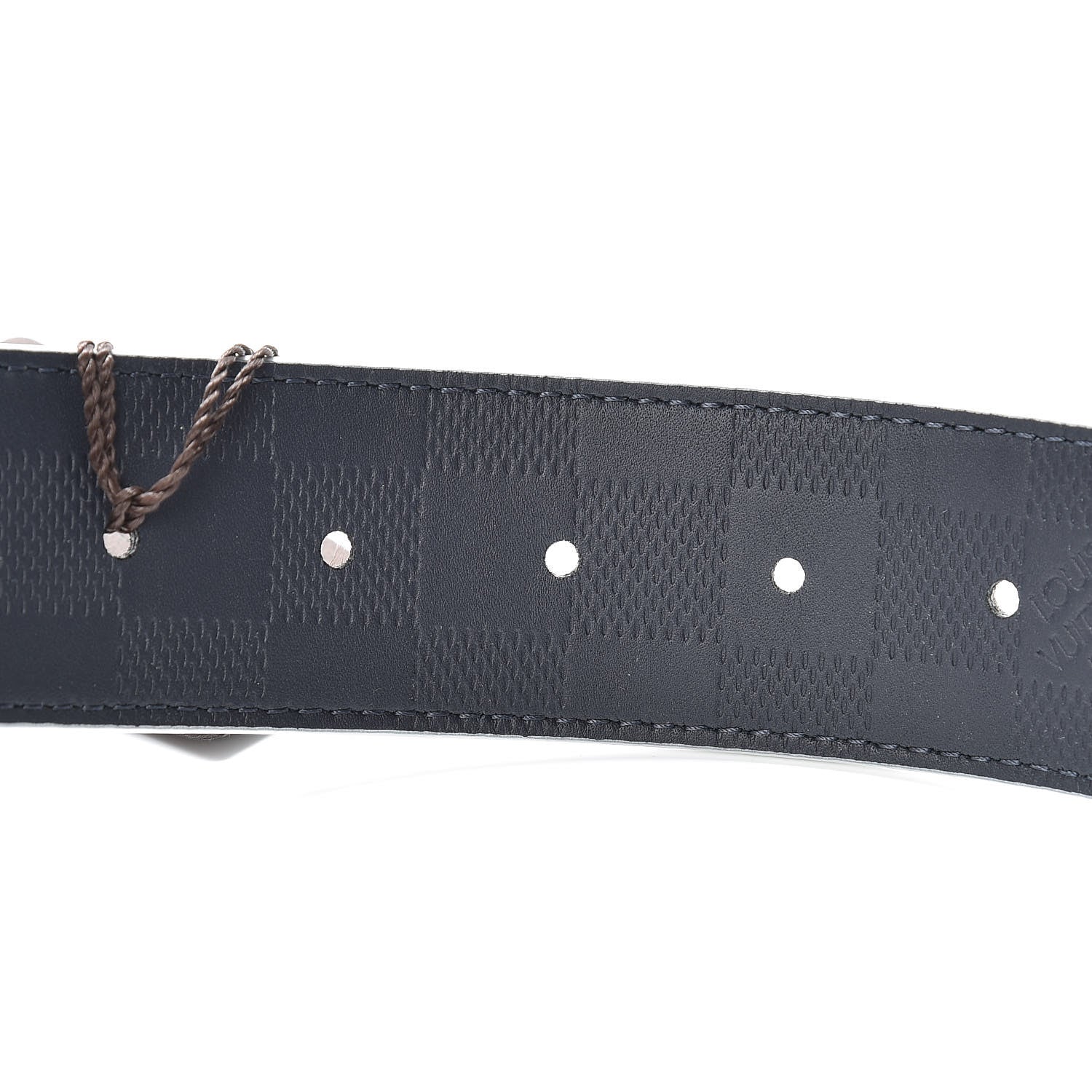 Louis Vuitton Damier Cobalt 40mm LV Initiales Belt 85 34 7 of 8