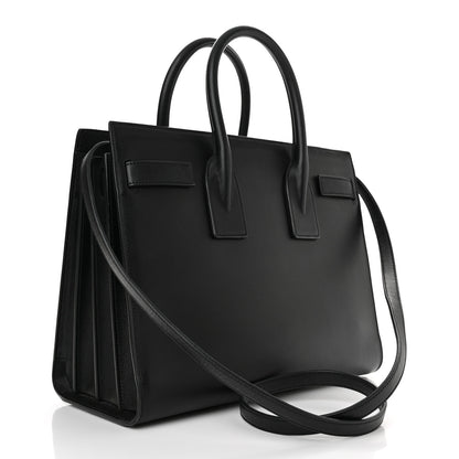 Saint Laurent Calfskin Small Sac De Jour Black 3 of 13