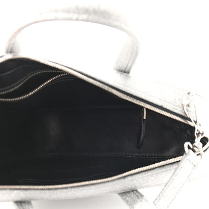 Balenciaga Glitter XS Triangle Duffle Argent Black 5 of 8