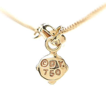 David Yurman 18K Yellow Gold Diamond Pave Extra-Small Belmont Pendant Necklace 5 of 5