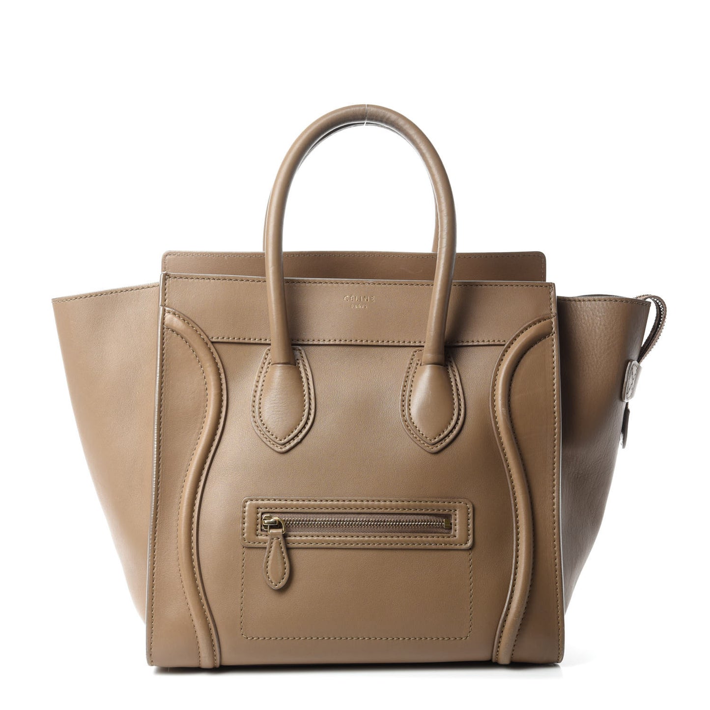 Smooth Calfskin Mini Luggage Camel