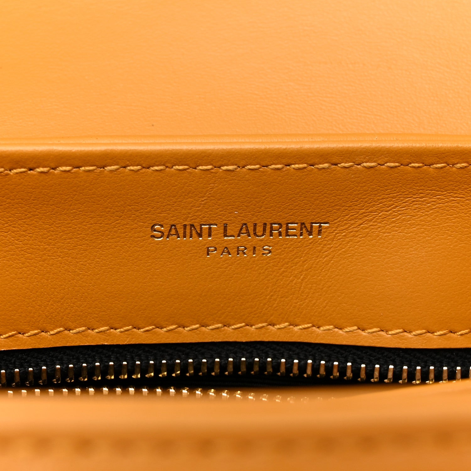 Saint Laurent Calfskin Y Quilted Monogram Toy Loulou Crossbody Bag Cheddar 6 of 12