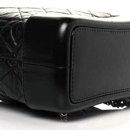 Chanel Aged Calfskin Quilted Small Gabrielle Backpack Black 9 of 12