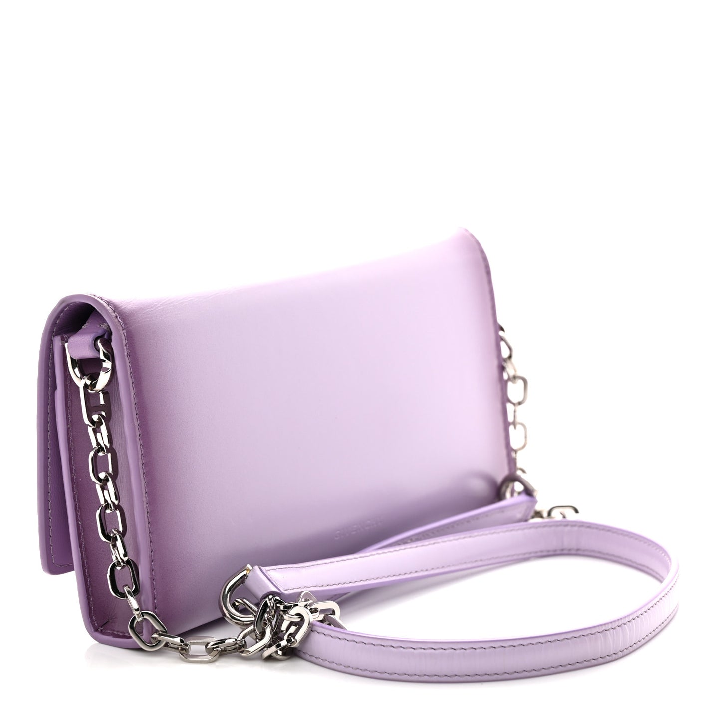 Box Calfskin Gradient Effect 4G Wallet on Chain Mauve