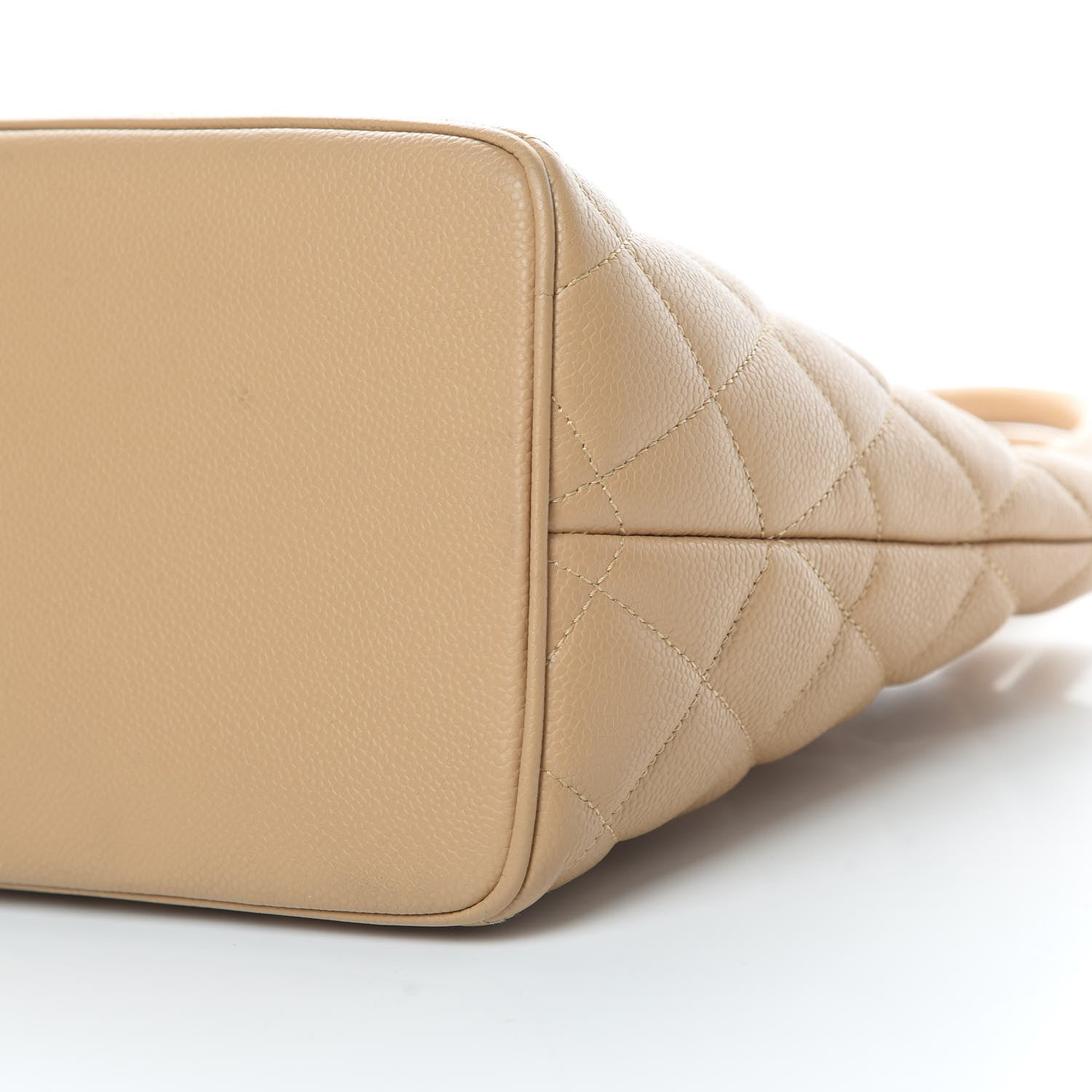 Chanel Caviar Quilted Medallion Tote Beige 10 of 12