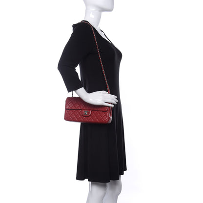 Chanel Caviar Quilted East West Flap Red 2 of 11