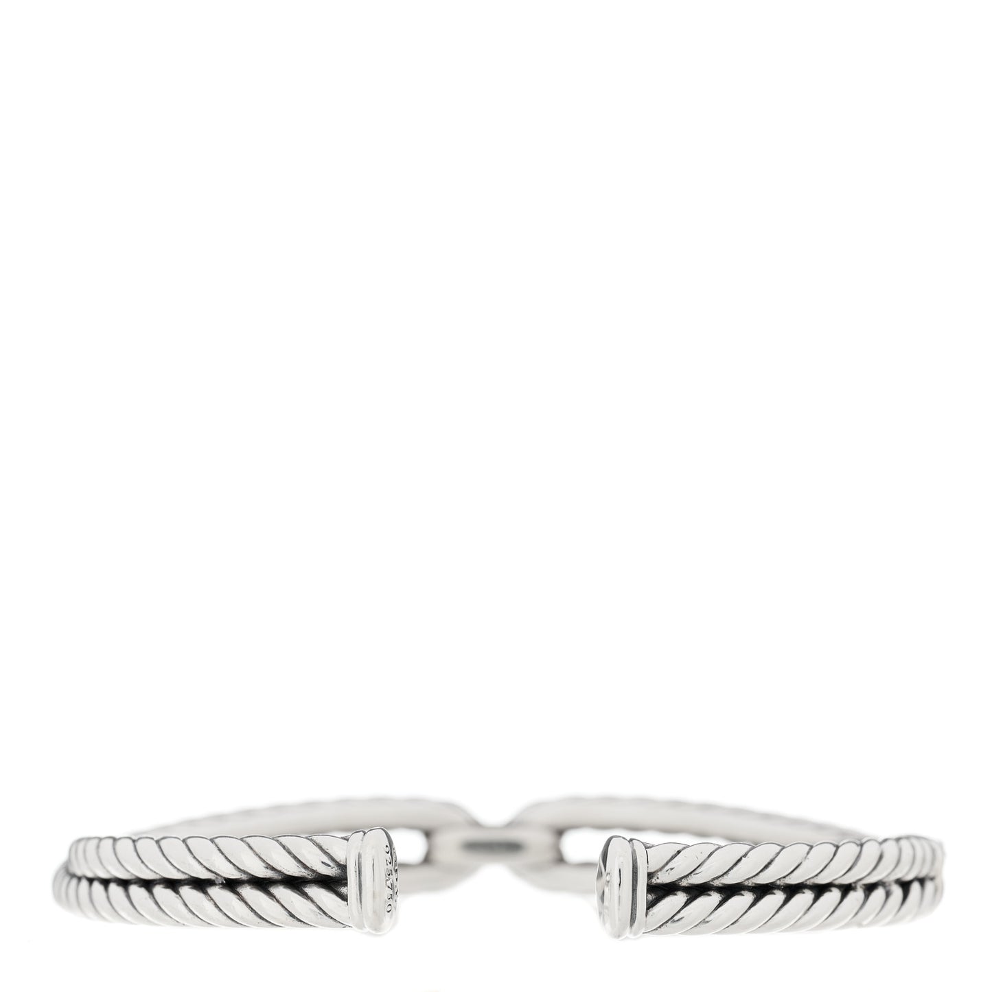 Sterling Silver 18K Yellow Gold Cable Loop Bracelet