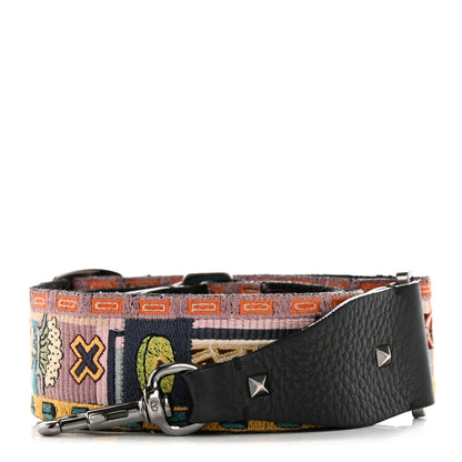 Valentino Garavani Canvas Counting Rockstud Guitar Strap Multicolor 1 of 6