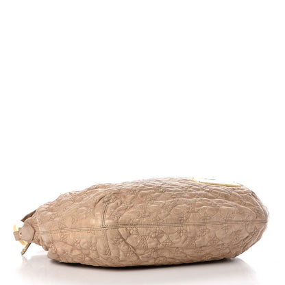 Louis Vuitton Lambskin Olympe Nimbus GM Ecru 4 of 8